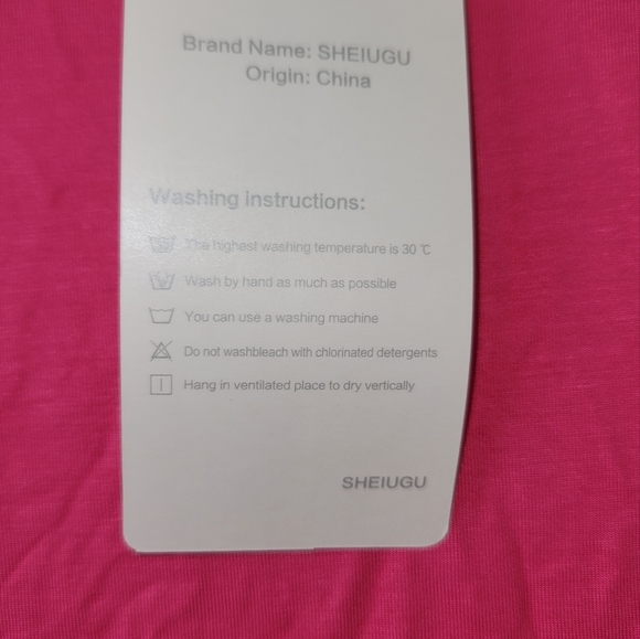 NWT Sheiugu Hot Neon Bright Pink Mock Turtleneck Long Sleeve Bodysuit Top - Picture 6 of 7